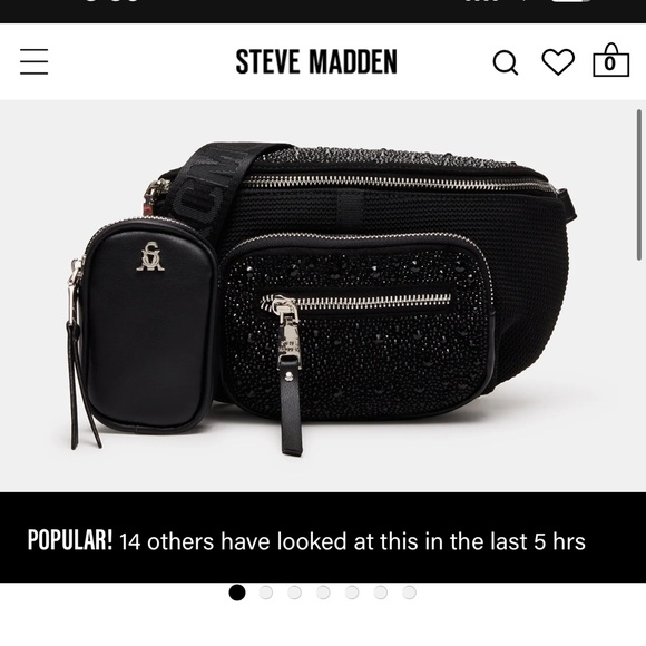 Steve Madden Black Crossbody Bag Set - Picture 1 of 10